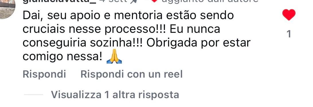 Depoimento de Giulia Ciavatta